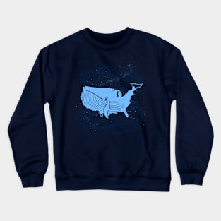 United Whales of America Crewneck Sweatshirt